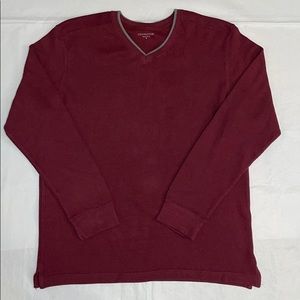 Men's V Neck Covington Windsor Wine Pull Over